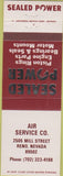 Matchbook Cover - Sealed Power Piston Rings Reno NV