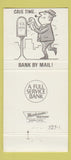 Matchbook Cover - Cosmopolitan State Bank Stillwater MN 30 Strike