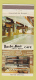 Matchbook Cover - Uncle Jim's Cafe Breckenridge MN 30 Strike