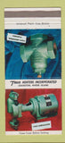 Matchbook Cover - Taco Heaters Inc Cranston RI 30 Strike