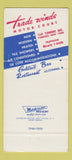 Matchbook Cover - Trade Winds Yonkers NY 30 Strike