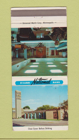 Matchbook Cover - St Cloud MN National Bank 30 Strike