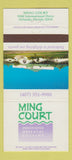 Matchbook Cover - Ming Cour Restaurant Orlando FL 30 Strike