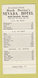 Matchbook Cover - Nevada Hotel Battle Mountain NV 30 Strike