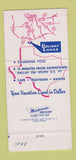 Matchbook Cover - Holiday Lodge Dallas TX 30 Strike