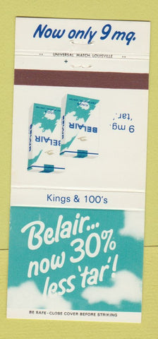 Matchbook Cover - Belair Cigarettes 30 Strike