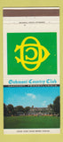 Matchbook Cover - Oakmont Country Club PA 30 Strike