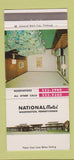 Matchbook Cover - National Motel Washington PA 30 Strike