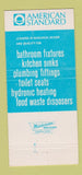 Matchbook Cover - American Standard Plumbing Fixtures Chambersburg PA 30 Strike