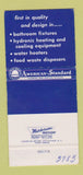 Matchbook Cover - American Standard Heating York PA 30 Strike