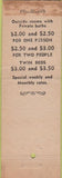 Matchbook Cover - WM Penn Hotel Los Angeles CA King Midas