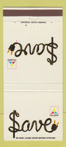 Matchbook Cover - MLGW Memphis Light Gas Water TN 30 Strike