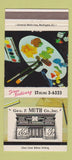 Matchbook Cover - Geo Muth Artist Supply Washington DC 30 Strike
