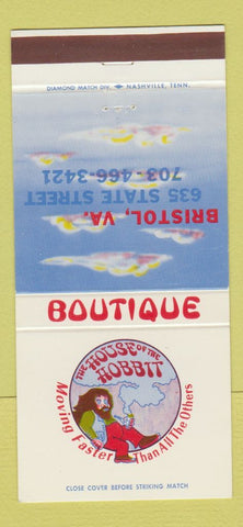 Matchbook Cover - House of the Hobbit Boutique Bristol VA 30 Strike