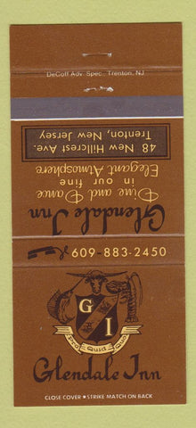 Matchbook Cover - Glendale Inn Trenton NJ 30 Strike