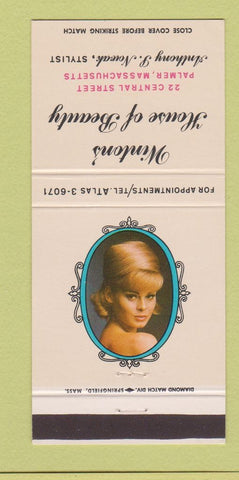 Matchbook Cover - Winston's House of Beauty Palmer MA girlie 30 Strike