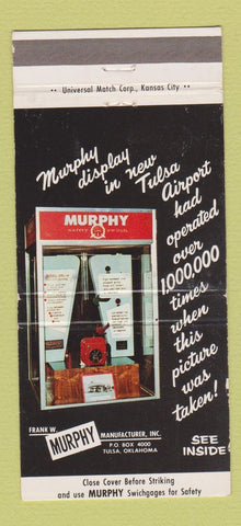 Matchbook Cover - Murphy Switch Gauge Tulsa OK 30 Strike