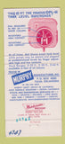 Matchbook Cover - Murphy Switch Gauge Tulsa OK 30 Strike