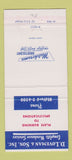 Matchbook Cover - D Loveman Son Steel Bedford Heights OH 30 Strike