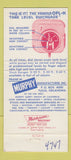 Matchbook Cover - Murphy Switch Gauge Tulsa OK 30 Strike