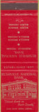Matchbook Cover - Rushville National Bank IN