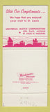 Matchbook Cover - Universal Match Corp ST Louis MO 30 Strike