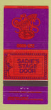 Matchbook Cover - Sadie's Emporium Sheraton Columbus OH girlie 30 Strike