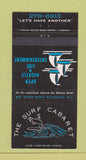 Matchbook Cover - Surf Cabaret Richmond BC 30 Strike