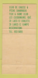 Matchbook Cover - Shamrock Bar Restaurant Ste Foy QC 30 Strike