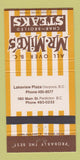 Matchbook Cover - Mr Mike's Steaks Osoyoos Penticton BC 30 Strike
