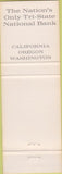 Matchbook Cover - Bank of California