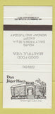 Matchbook Cover - Das Jager Haus Shawnigan Lake BC 30 Strike