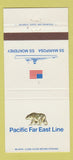 Matchbook Cover - Pacific Far East Line  30 Strike