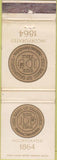 Matchbook Cover - Bank of California 100 year WEAR