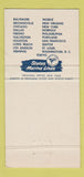 Matchbook Cover - States Marina Lines shipping 30 Strike