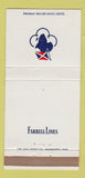 Matchbook Cover - Farrell Lines shipping? Cruise? 30 Strike