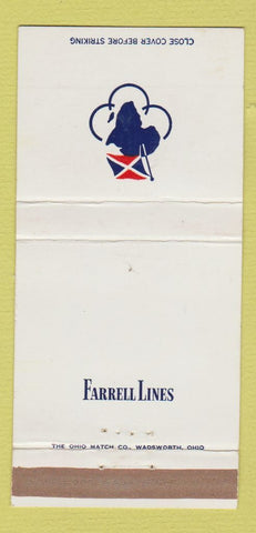 Matchbook Cover - Farrell Lines shipping? Cruise? 30 Strike