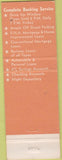 Matchbook Cover - Bank of North Bennington Manchester Center VT