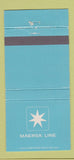 Matchbook Cover - Maersk Line 30 Strike
