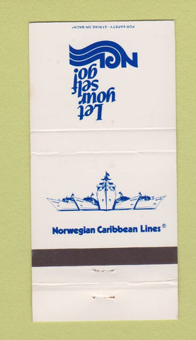 Matchbook Cover - Norwegian Caribbean Cruise Lines 30 Strike