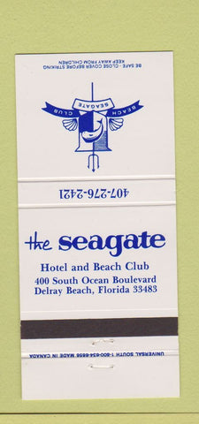 Matchbook Cover - The Seagate Hotel Delray Beach FL 30 Strike