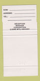 Matchbook Cover - Hotel LA Louisiane Mont Rolland QC 30 Strike