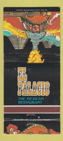 Matchbook Cover - El Palacio Mexican Gaithersburg MD Arlington VA 30 Strike