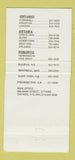 Matchbook Cover - Mexicali Rosa's Mexican Cornwall London Kingston ON 30 Strike