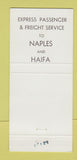 Matchbook Cover - Zimo's Lines shipping cruise 30 Strike