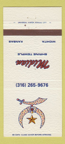 Matchbook Cover - Midian Shrine Temple Wichita KS  30 Strike