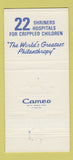 Matchbook Cover - Midian Shrine Temple Wichita KS  30 Strike