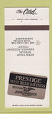 Matchbook Cover - Prestige West Bend Savings WI Slinger Kewaskum 30 Strike