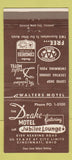 Matchbook Cover - Drake Motel Cincinnati OH #1 30 Strike