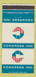 Matchbook Cover - Congress Inn 30 Strike